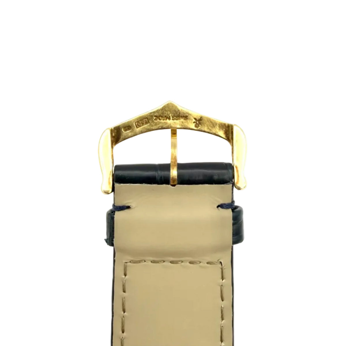 CARTIER "Pasha" Watch in Yellow Gold and Leather