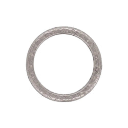 Platinum and Diamond Wedding Band
