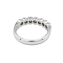 White Gold and Diamond Wedding Band