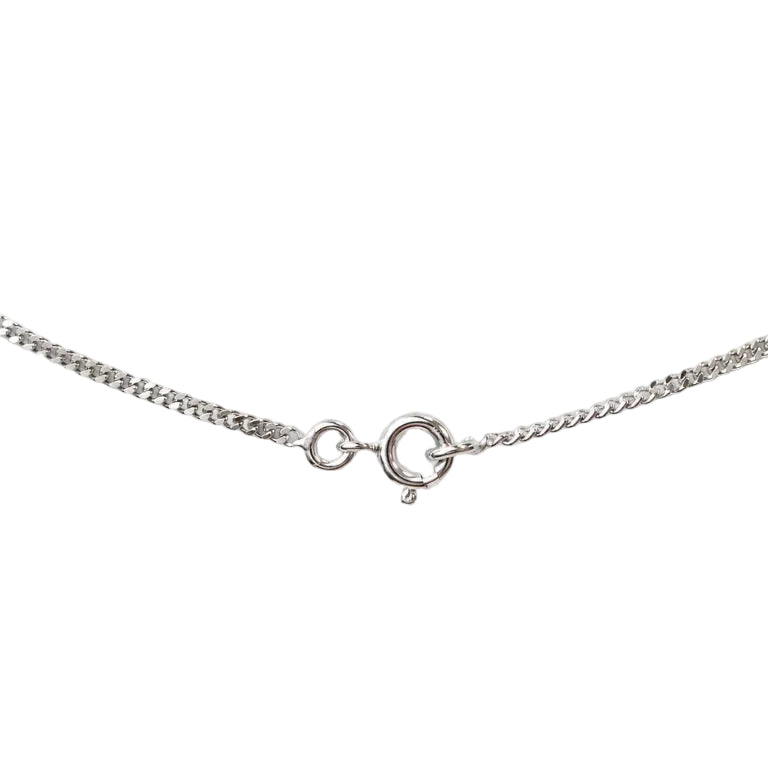 White Gold and Diamond Pendant Necklace