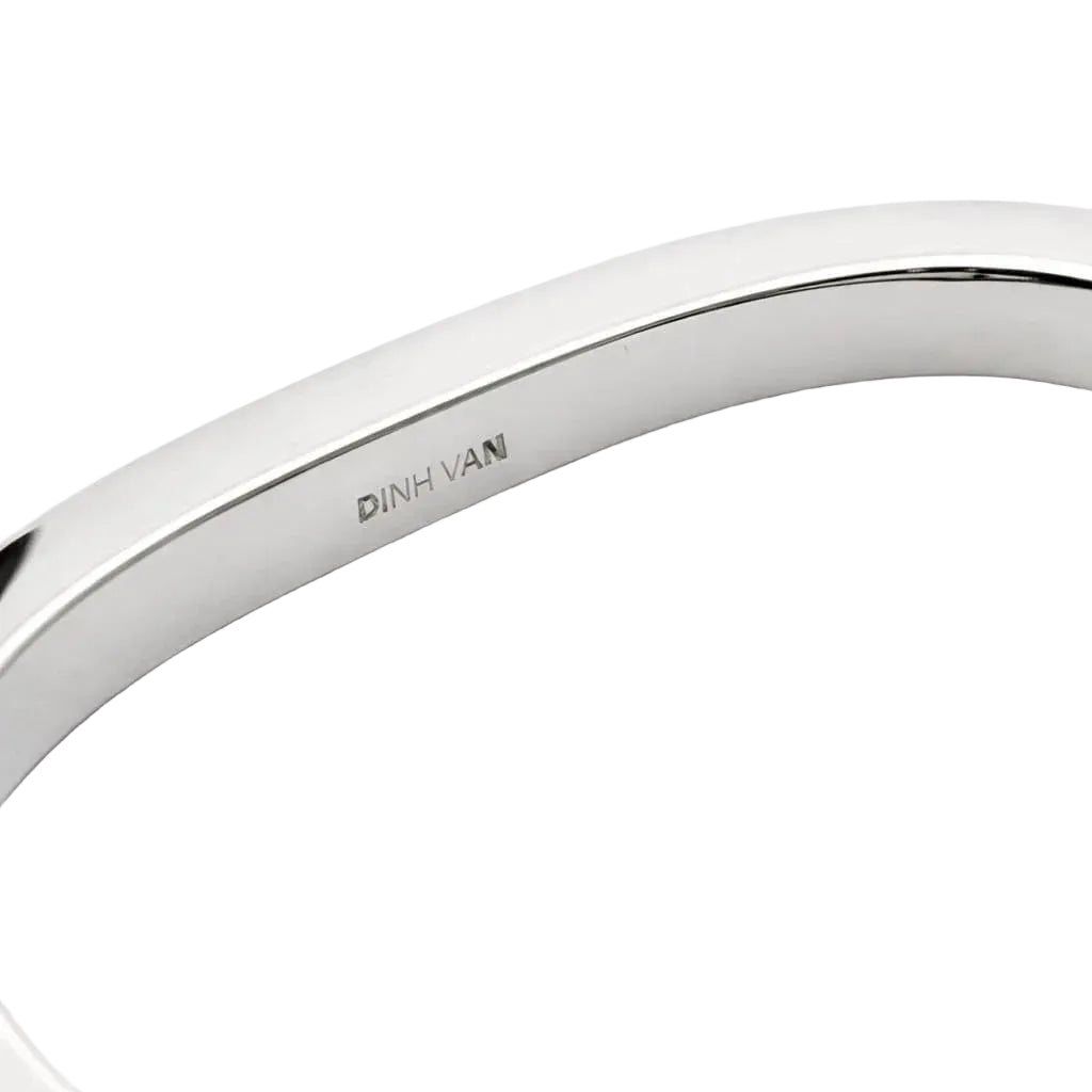 DINH VAN Silver Bangle Bracelet