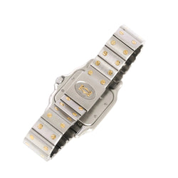 CARTIER "Santos" GM Watch in Yellow Gold and Stainless Steel