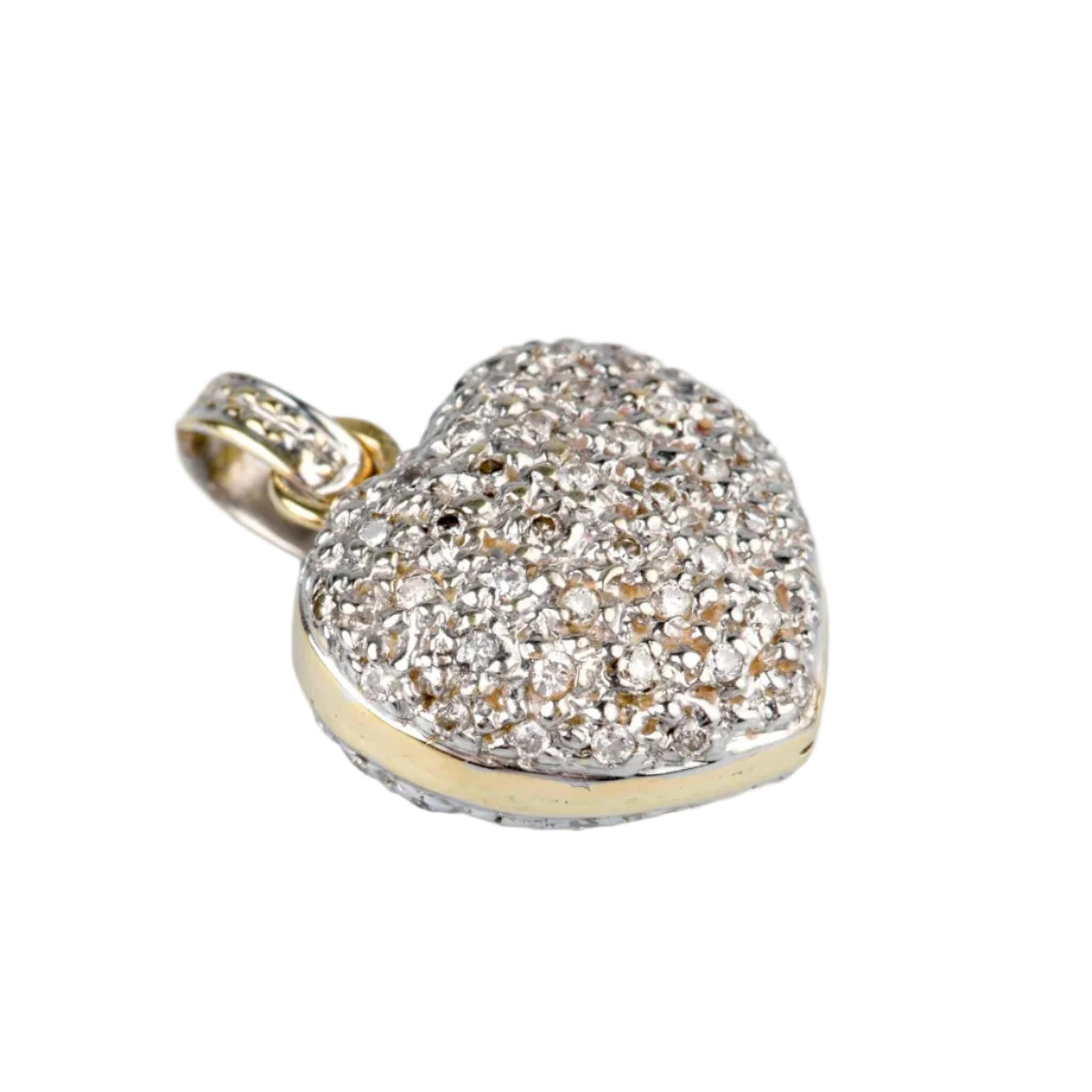 Pendentif en or jaune et diamants