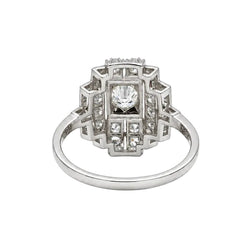 Entourage Ring in Platinum and Diamonds