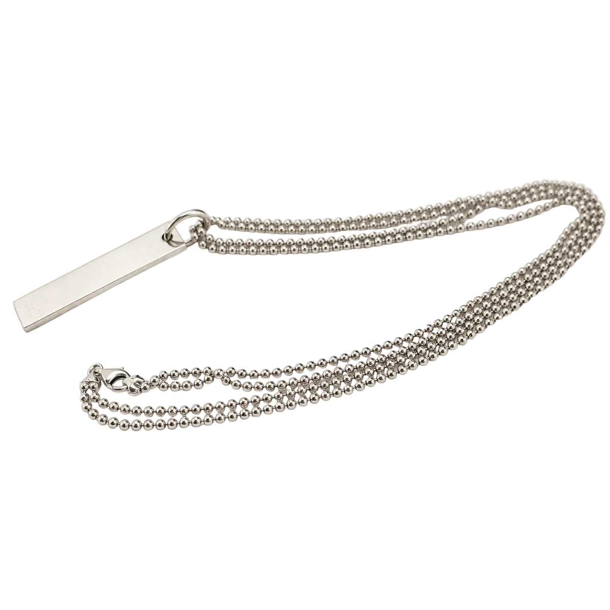 GUCCI Silver Pendant Necklace