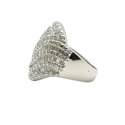 White Gold and Diamond Ring