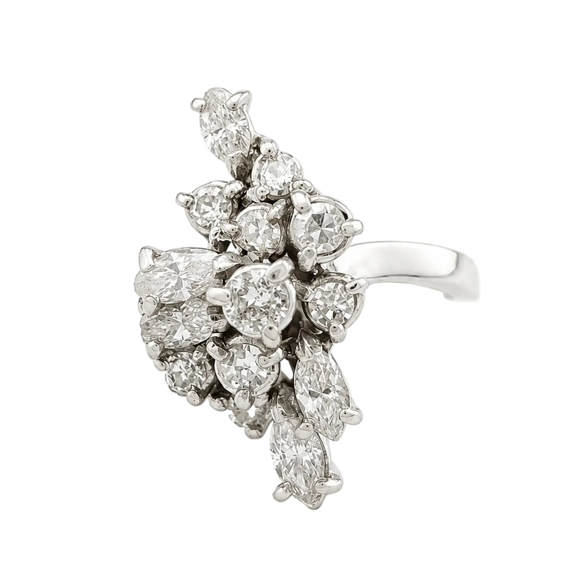 White Gold and Diamond Ring