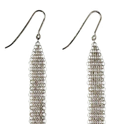 Boucles d'oreilles Pendantes TIFFANY & CO. par ELSA PERETTI en argent et diamants