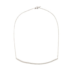 "Ligne" Bracelet in White Gold and Diamonds