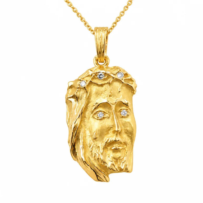 Pendentif en or jaune et diamants