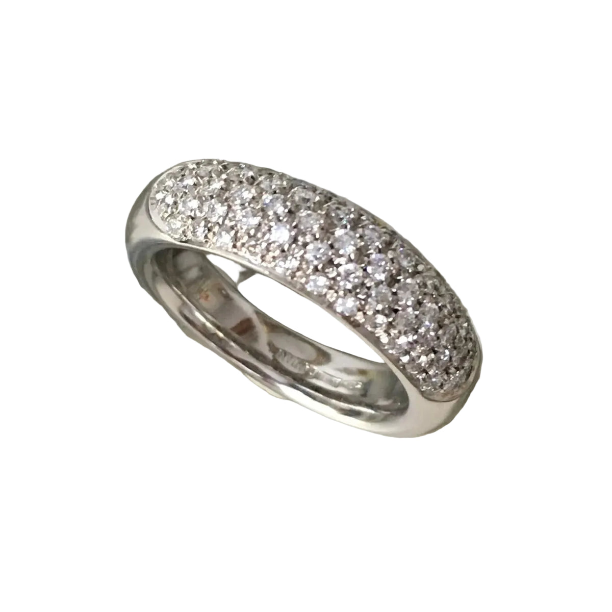 DAMIANI Pave Ring in White Gold and Diamonds