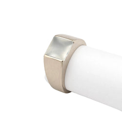 CARTIER Tank Ring in white gold with moonstone