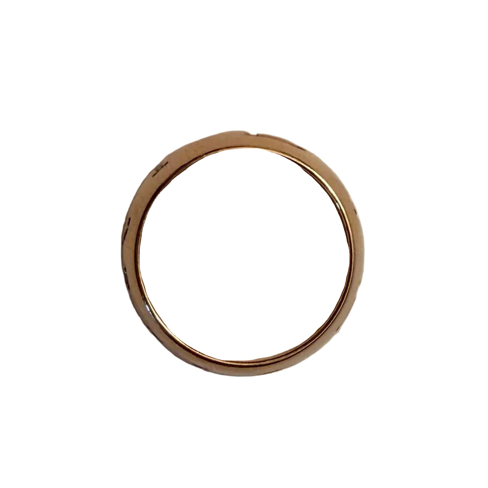 BULGARI "Monologo" Band Ring in Rose gold