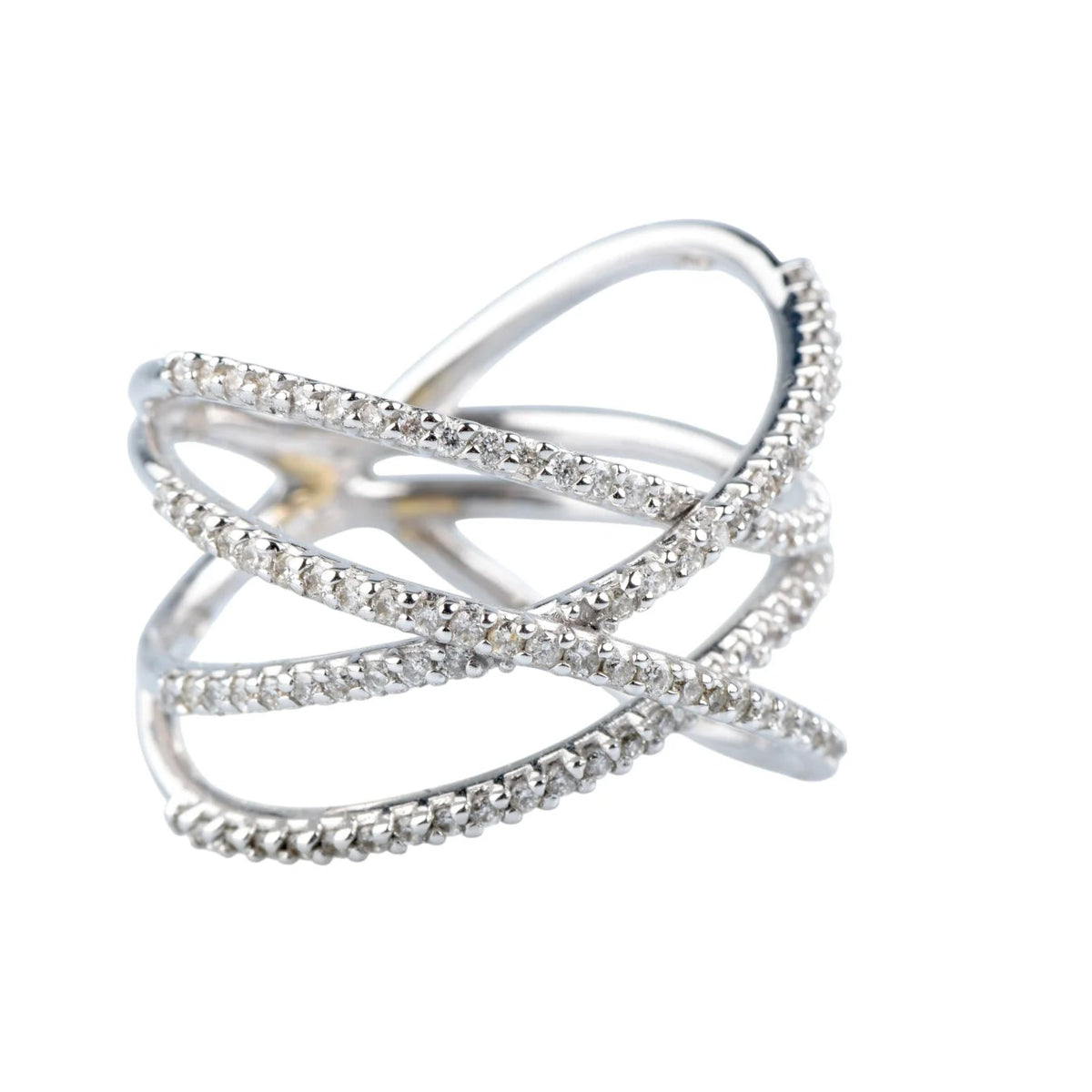 White Gold Diamond Pave Ring