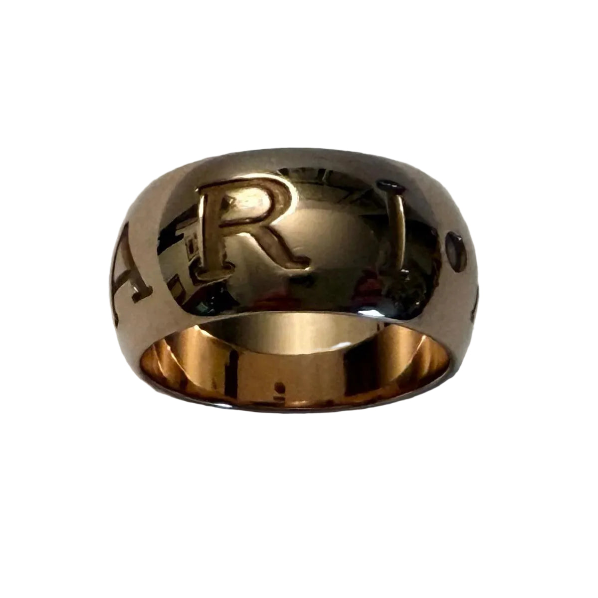 BULGARI "Monologo" Band Ring in Rose gold