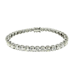 Bracelet Ligne en or blanc et diamants