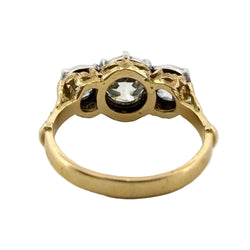 Bague Trilogie en or jaune et diamants