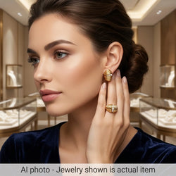 Yellow Gold and Diamond Set