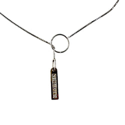 White Gold Necklace with Diamond Pendant