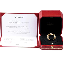 CARTIER "Clash" Ring in Rose gold and Diamonds