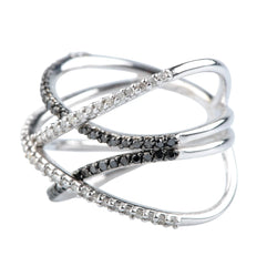 White Gold Diamond Pave Ring
