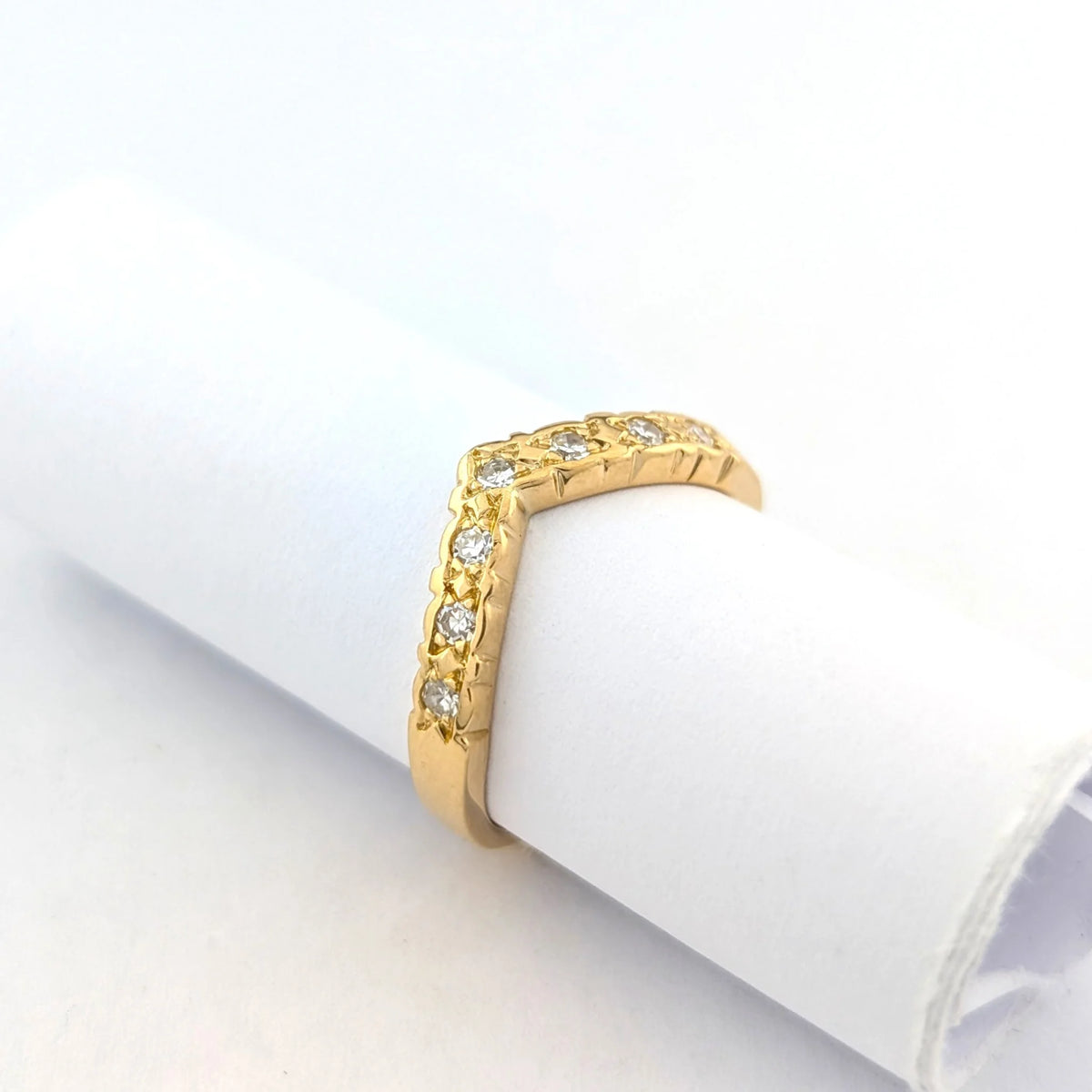Yellow Gold and Diamond Ring