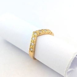 Yellow Gold and Diamond Ring