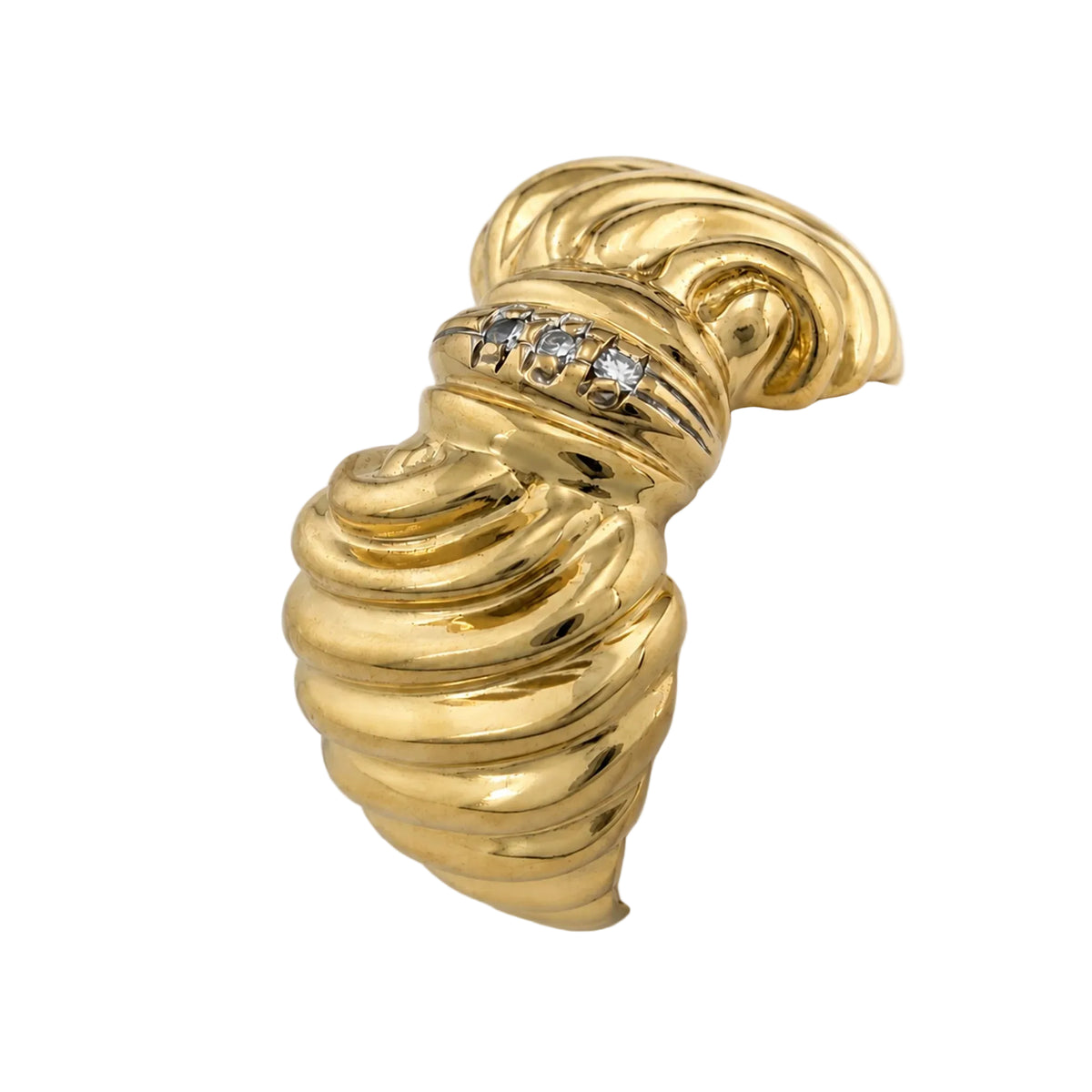 Yellow Gold and Diamond Ring