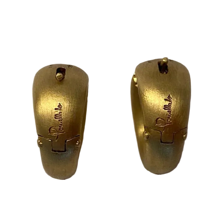POMELLATO Yellow Gold Hoop Earrings