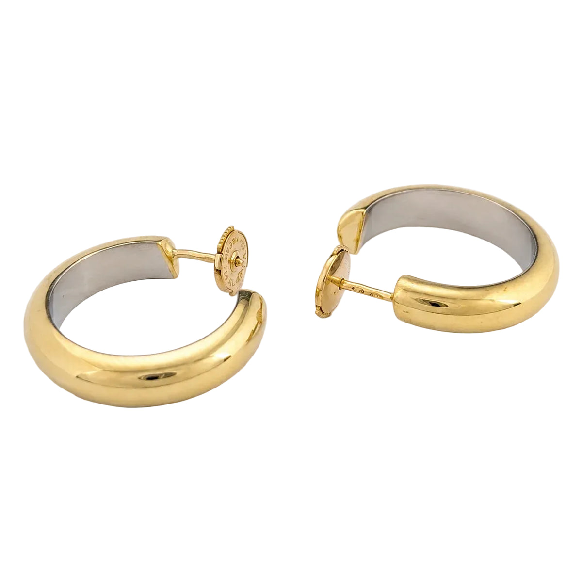 Yellow Gold Hoop Earrings