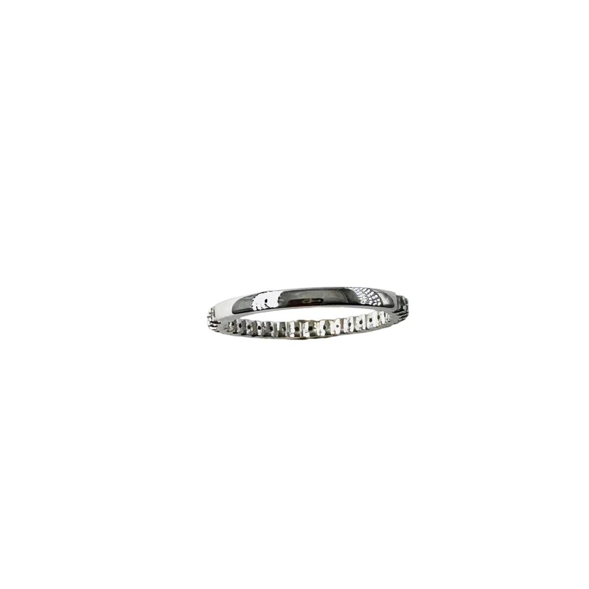 JULIETTE Wedding Band in White Gold and Diamonds