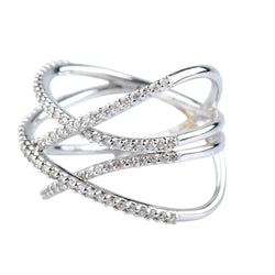 White Gold Diamond Pave Ring