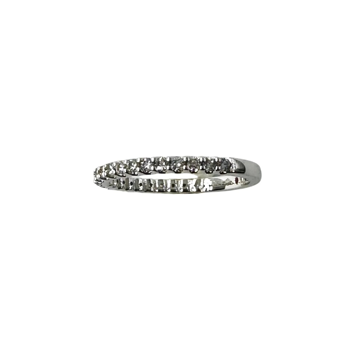 JULIETTE Wedding Band in White Gold and Diamonds