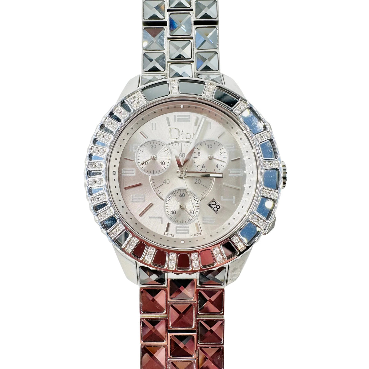 DIOR "Christal" Watch in Stainless Steel and Sapphire Crystal