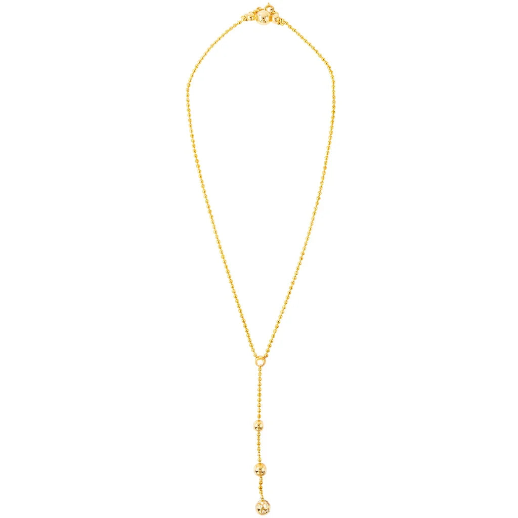 CARTIER "Draperie de décolleté" Pendant Necklace in yellow gold and diamonds