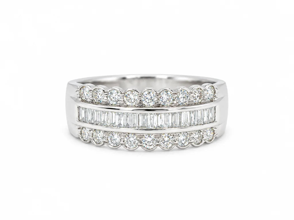 White Gold and Diamond Ring