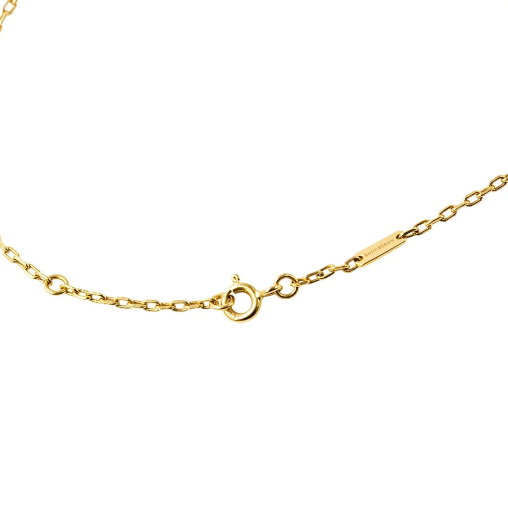 BOUCHERON "Quatre" Pendant Necklace in yellow gold, rose gold, white gold, PVD, and diamonds