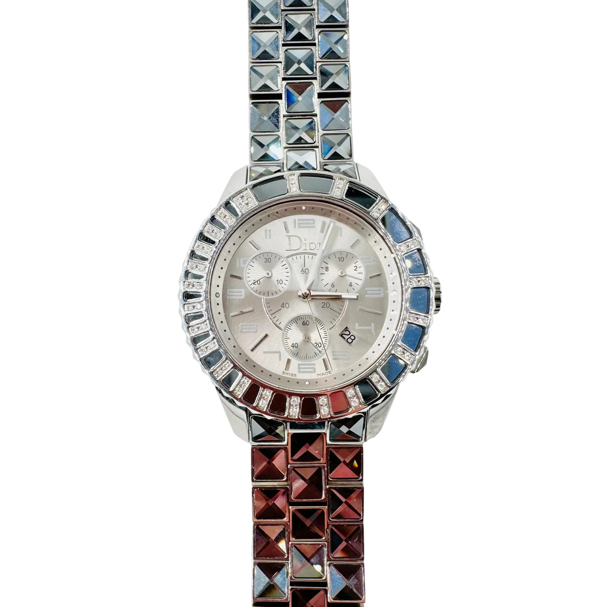 DIOR "Christal" Watch in Stainless Steel and Sapphire Crystal