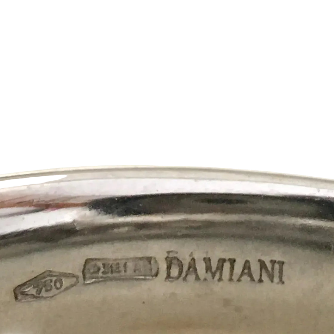 DAMIANI Pave Ring in White Gold and Diamonds