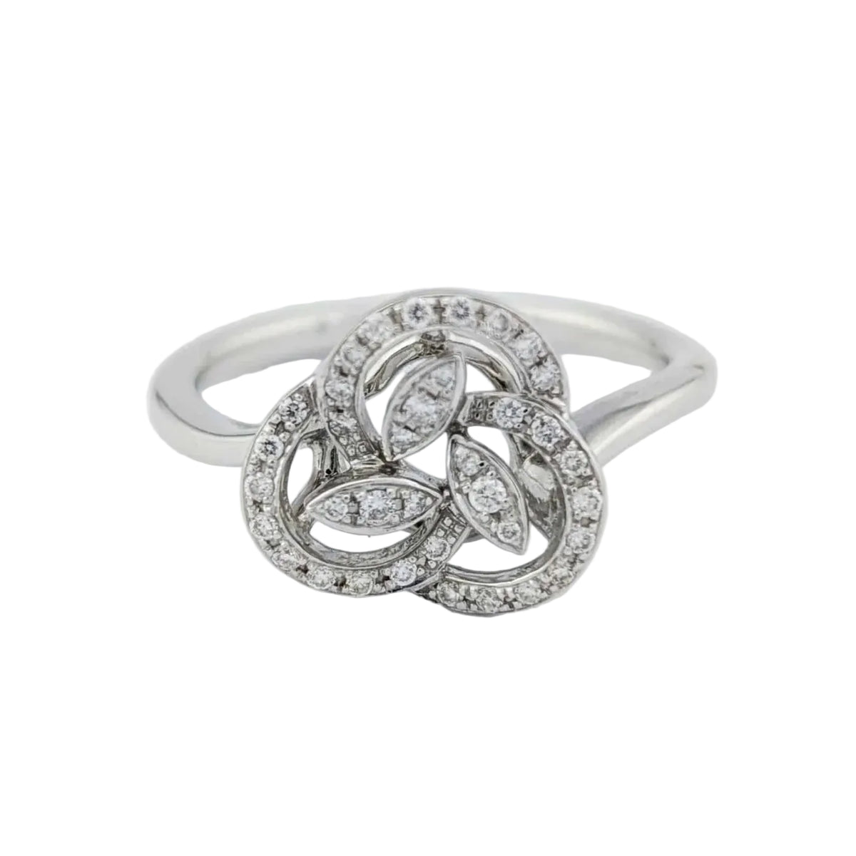 White Gold and Diamond Ring