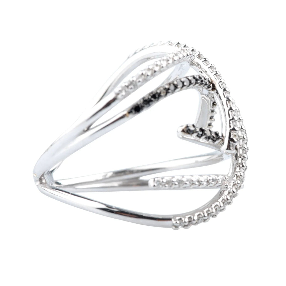 White Gold Diamond Pave Ring