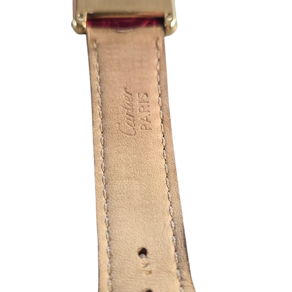 Cartier "Tank" Must Vintage Vermeil Quartz Watch
