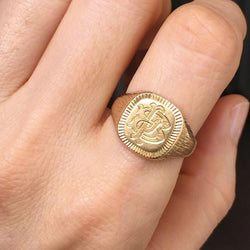 Yellow Gold Signet Ring