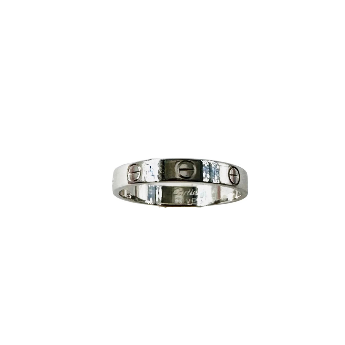 CARTIER "Love" Ring in White Gold