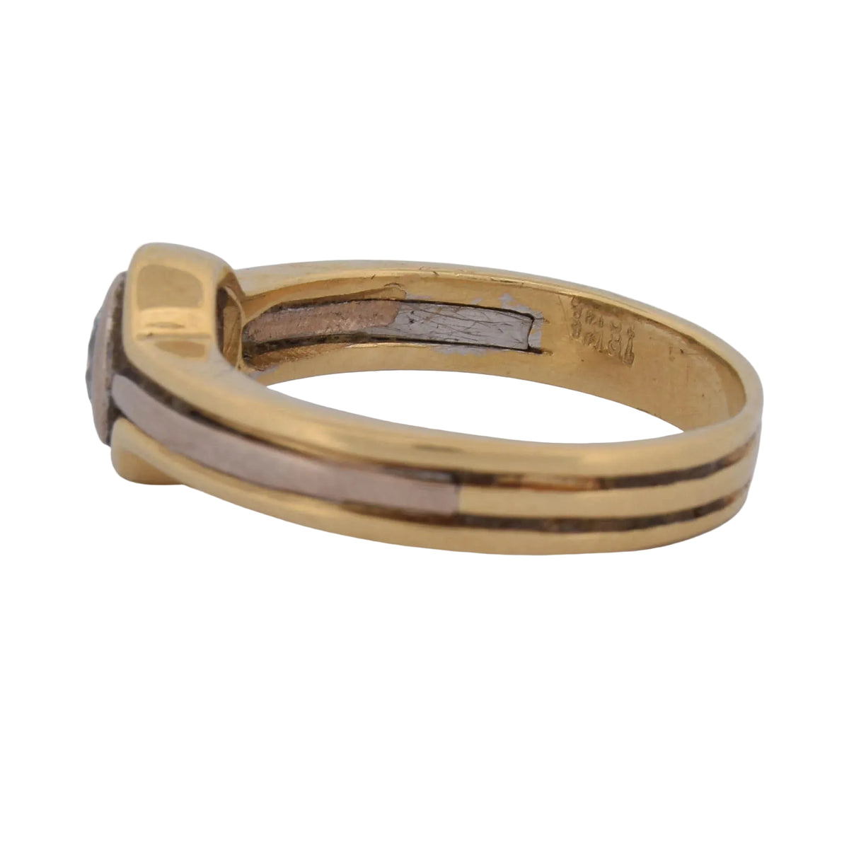 Solitaire Ring in Yellow gold, Rose gold, and Diamond