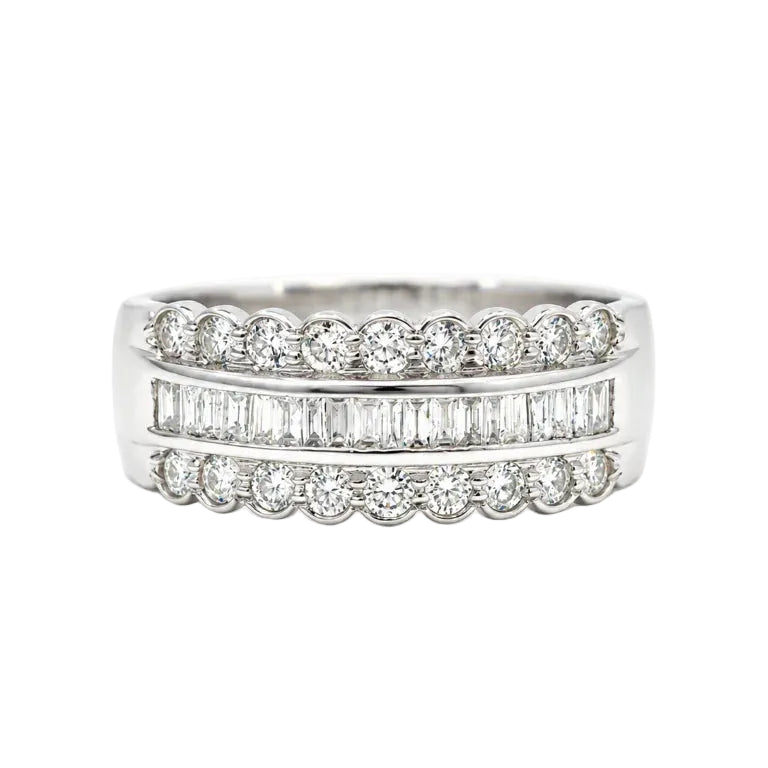 White Gold and Diamond Ring