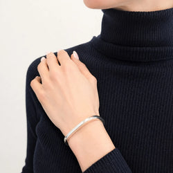 DINH VAN Silver Bangle Bracelet