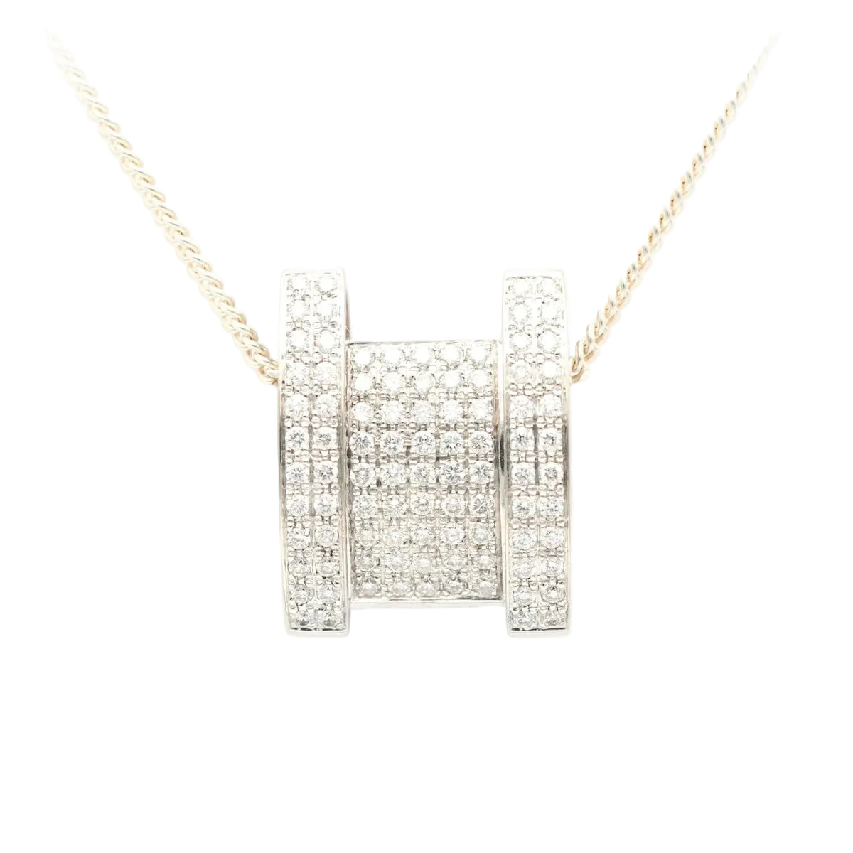 White Gold and Diamond Pendant