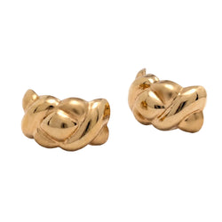Yellow Gold Stud Earrings
