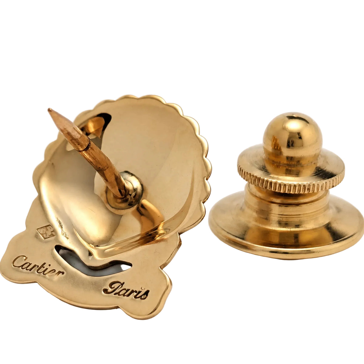 CARTIER brooch in yellow gold